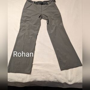 - - Rohan Trailblazer pants. Size 14 R. Sage green. Polyamide and elastane…